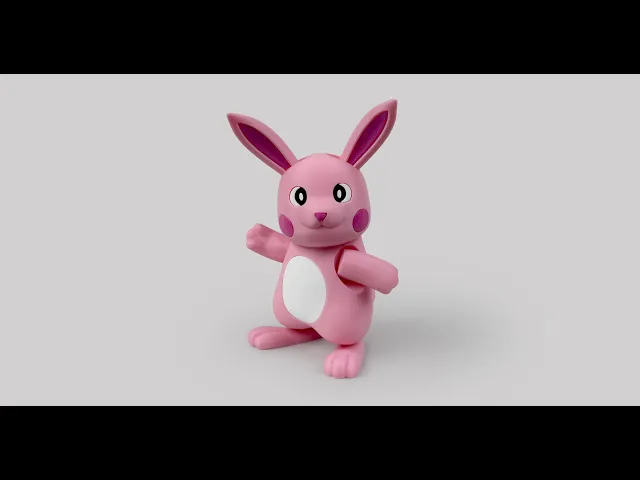 Foldable Easter Bunny based on Pikachu video thumbnail