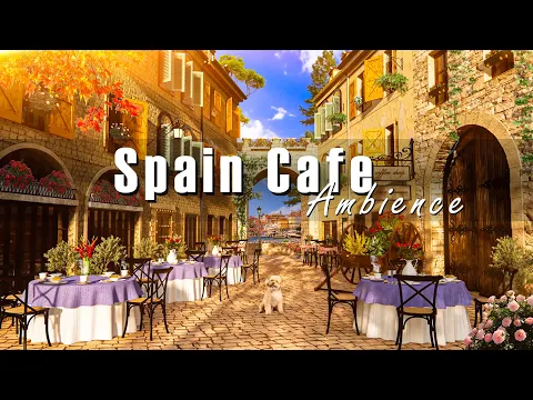 Download MP3 Vintage Latin Cafe Music with Spain Outdoor Cafe Shop Ambience - Relaxing Bossa Nova for Good Mood