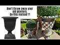Don t Throw Away your Old Planters Mackenzie Childs Inspired Planters