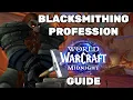 Midnight Blacksmithing Profession Guide - Leveling Treasure Locations Knowledge Builds and more