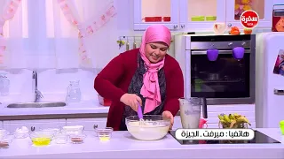 كيكة موز وقرفة نجلاء الشرشابي 