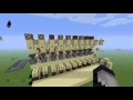 Programmable Combination Lock in Minecraft