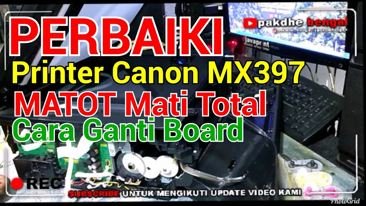 Cara reset printer canon MX 497 Series, simak videonya sampai beres ya biar tidak human error. silak. 