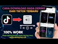 Download Lagu Cara Download Nada Dering Dari Tiktok Terbaru | Download Nada Dering di Tiktok
