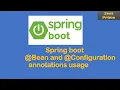 11 Spring Boot tutorial Bean annotation usage with practical examples Zest prime
