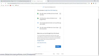 Setting Google Colab Time Series Analysis in Python