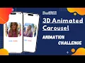 SwiftUI 3D Animated Carousel - Animation Challenge