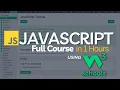 W3Schools JavaScript Tutorial in 1 Hour Master JavaScript using W3Schools