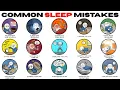 Every Common Sleep Mistake People Make How To Fix Them
