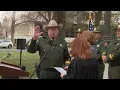 Merced County Sheriff sworn in talks crime immigration and President Trump