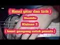 Lagu ( kunci gitar dan lirik ) masdddho - kisinan 2 ( kunci gampang untuk pemula )
