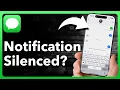 What Does Notifications Silenced Mean On iPhone