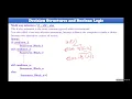 007 Python Decision Structures and Boolean Logic