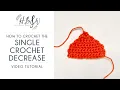 Single Crochet Decrease sc2tog Stitch Tutorial