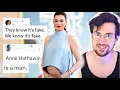 Anne Hathaway vs The Transvestigators