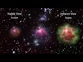 Flight Through Orion Nebula in Visible and Infrared Light