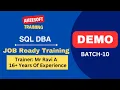Session-0 Demo Session SQL DBA Zero To Hero Series SQL DBA Job Ready Program Akeesoft