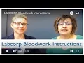 LABCORP Bloodwork Instructions