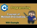 Method Overloading in c Function Overloading