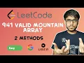 LeetCode - 941 Valid Mountain Array Arrays Card