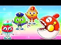 Download Lagu Learn Colors with Occupations | FireGirl, DoctorGirl | Jobs Pretend Play| Yum Yum Kids Songs