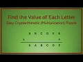 Can You Find the Value of Each Letter in the - Number Theory Puzzle