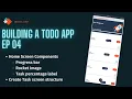 Building a Python TODO App From Front-end to Back-end with APK Compilation Ep 04