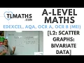 A-Level Maths L2-01 Scatter Graphs Bivariate Data