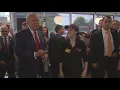 Donald Trump visits Waffle House in Georgia after speech at Republican convention
