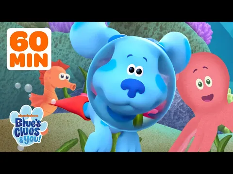 Download MP3 Blue Dives Into Underwater Adventures! 🌊 w/ Josh | 60 Minute Compilation | Blue's Clues & You!