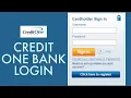 creditonebank com Login How to Sign In Credit One Bank 2021 Credit One Online Banking Login