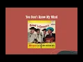 You Don't Know My Mind - Jimmy Martin & The Sunny Mountain Boys