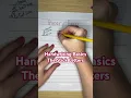 Hack to teach handwriting