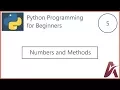 5 Python Numbers and Methods by Hardik Patel