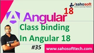 Class binding in Angular 18 Data Binding in Angular Angular 18 Tutorials in Hindi