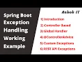 Spring Boot Handling User Defined Exceptions Part-04 Ashok IT