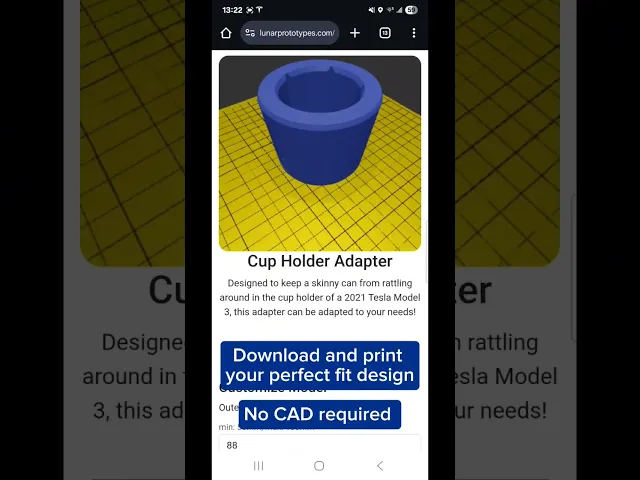 Skinny Can Cup Holder Adapter video thumbnail