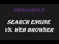 Difference Search Engine and Web browser Search engine vs Web browser ICS part 1 computer