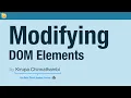 Modifying DOM Elements