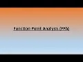 Function Point Analysis FPA