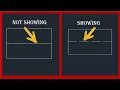 HOW TO FIX BROKEN LINES NOT SHOWING IN AUTOCAD