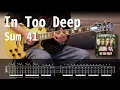 Download Lagu Sum 41 - In Too Deep l Guitar cover \u0026 TAB l 일렉기타 연습곡, 타브 악보