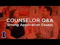 Ask Admissions What does Illinois look for in an application essay