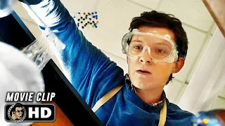 making web fluid scene spider man homecoming 2017 tom holland movie clip hd