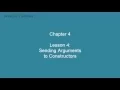 Chapter 4 Lesson 4 Sending Arguments to Constructors