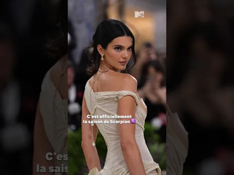 C'est officiellement l'ère des Scorpions ♏ #shorts #mtvceleb #scorpio #kendalljenner