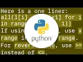 Pythonic way to check if a list is sorted or not