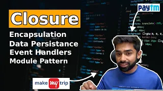 Closure in Javascript Encapsulation Data Persistance Module Pattern