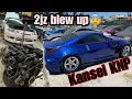 sc300 2jz engine pull 350z Kansei KNP test fit