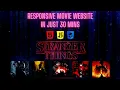 Creating a Movie Website in Just 30 mins HTML CSS JS